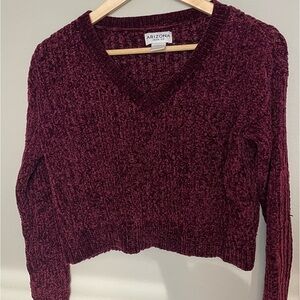 Arizona Jean Company‎ Crop Top Long Sleeve Sweater